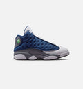 Air Jordan 13 Retro 海军蓝与燧石灰男款休闲鞋 - 海军蓝/大学蓝/燧石灰/白