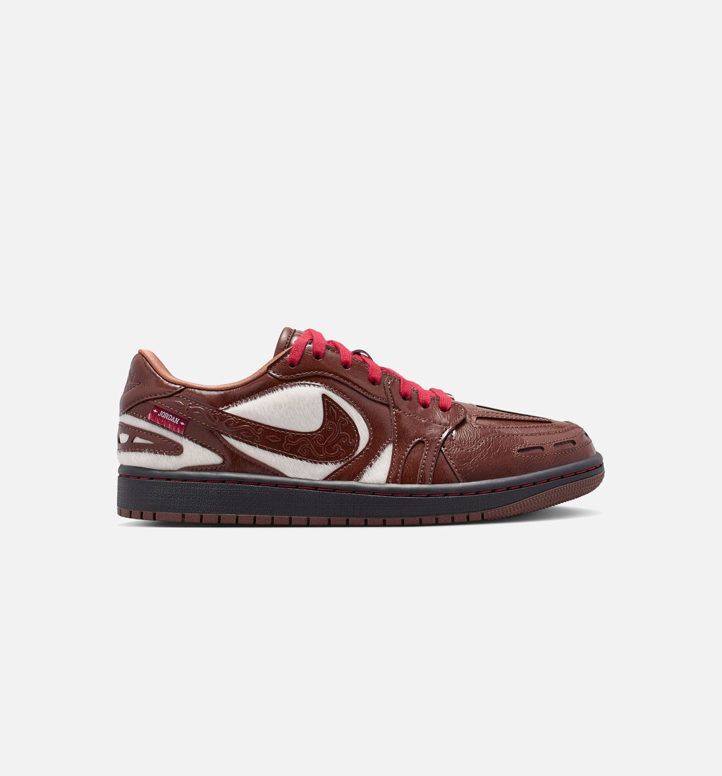 Air Jordan 1 Low 农历新年女款休闲鞋 - 浅巧克力/黑