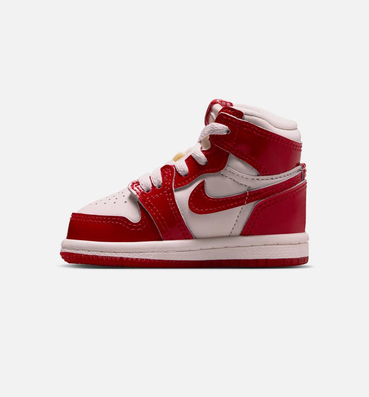 Air Jordan 1 Retro High OG 婴幼儿款休闲鞋 - 大学红/金属銀