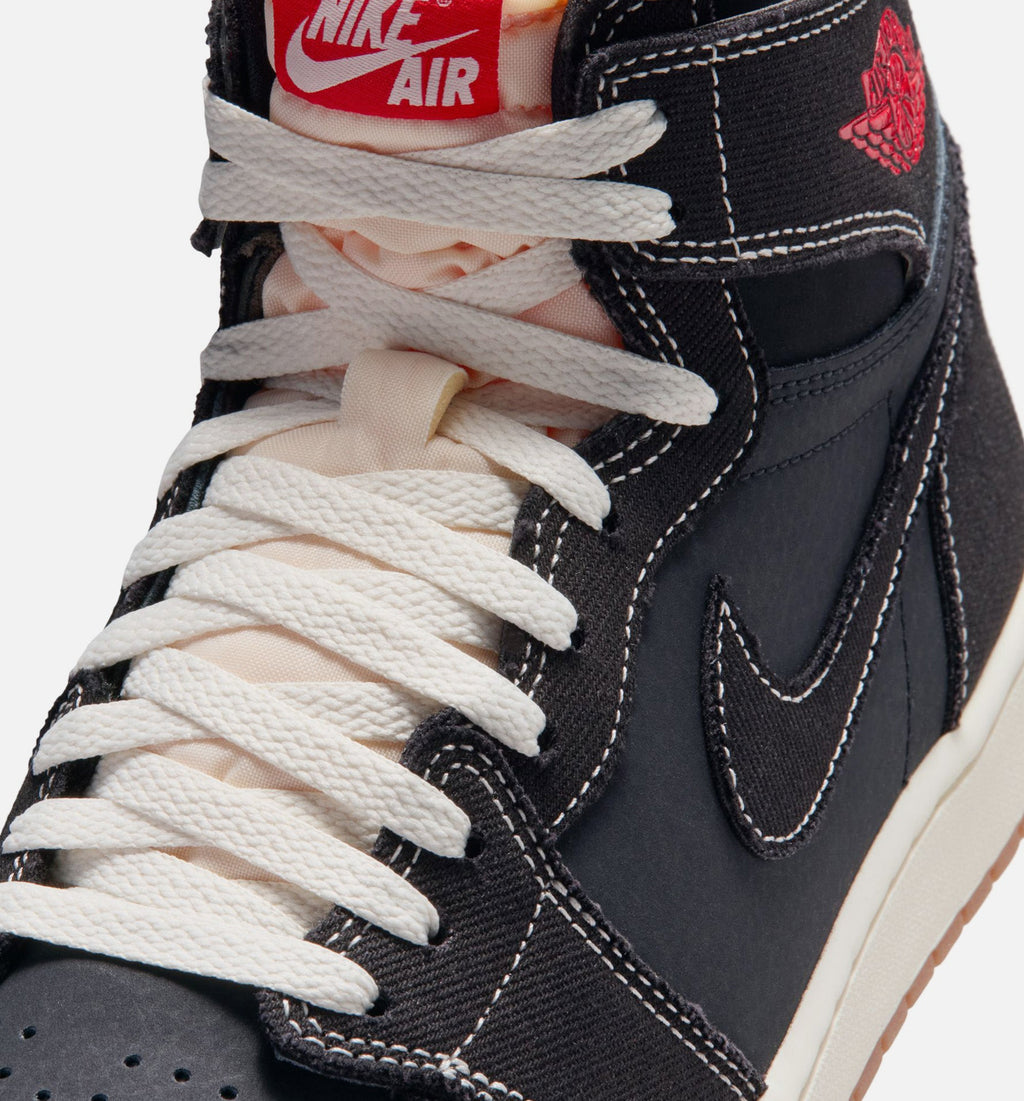 Air Jordan 1 Retro High OG Flight Club 男款休闲鞋 - 黑/大学红/帆白/香磨棕色