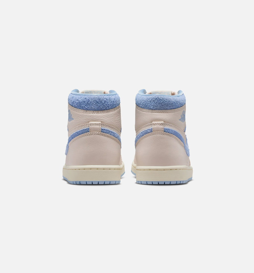Air Jordan 1 Retro High OG 迷幻蓝女款休闲鞋 - 淡象牙/迷幻蓝/椰子奶白