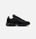 Air Max Waffle 黑色与铁灰男款休闲鞋 - 黑