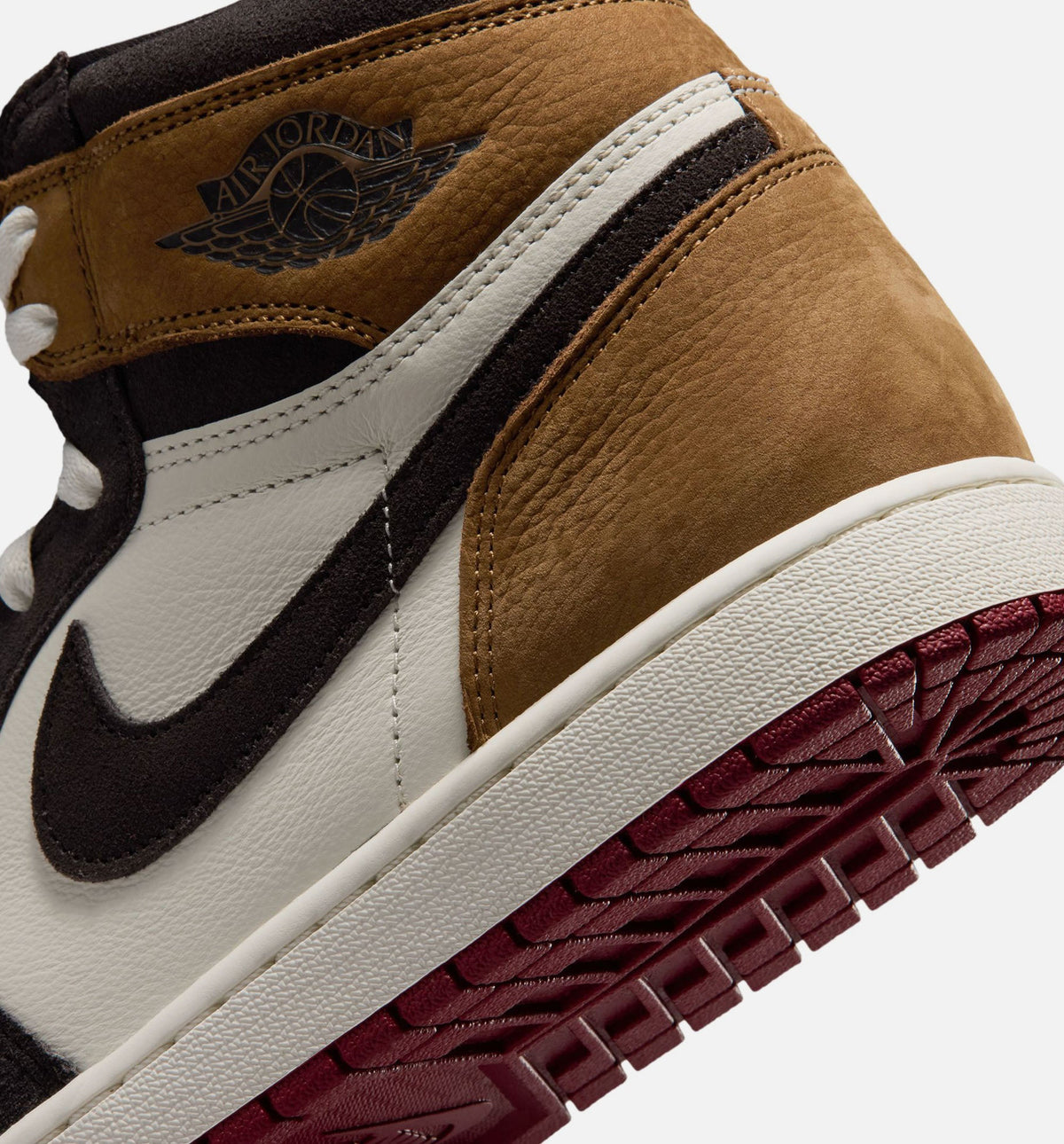 Air Jordan 1 Retro High OG 情书男款休闲鞋 - 阴影棕/球队红/淡英坦