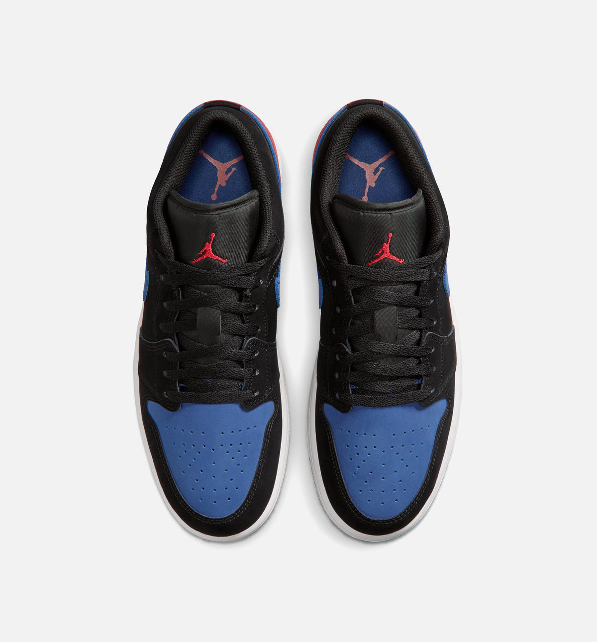 Air Jordan 1 Low 男款休闲鞋 - 黑/峰白/真蓝/大学红
