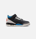 Air Jordan 3 Retro OG 稀有气男款休闲鞋 - 黑/智利红/中性灰