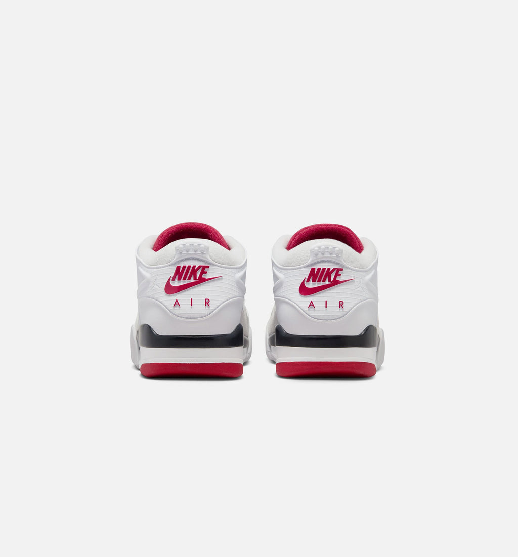 Air Jordan 4 RM 男款休闲鞋 - 白/黑/中性灰/学院红