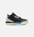 Air Jordan 3 Retro OG 稀有气学前款休闲鞋 - 黑/智利红/中性灰