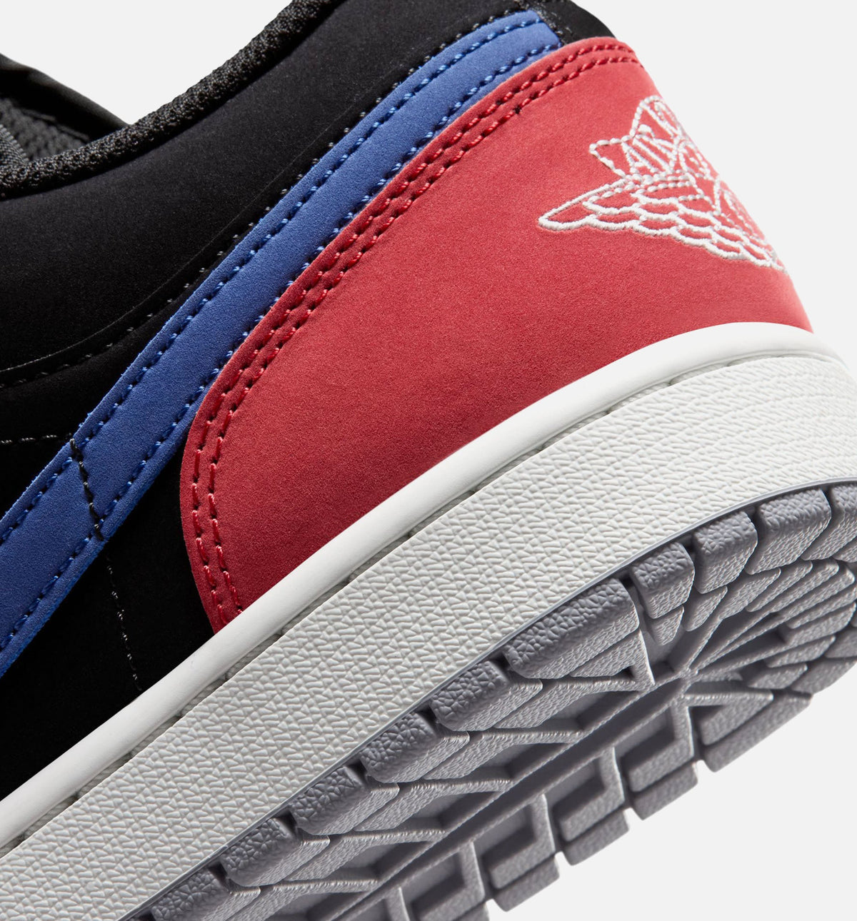 Air Jordan 1 Low 男款休闲鞋 - 黑/峰白/真蓝/大学红