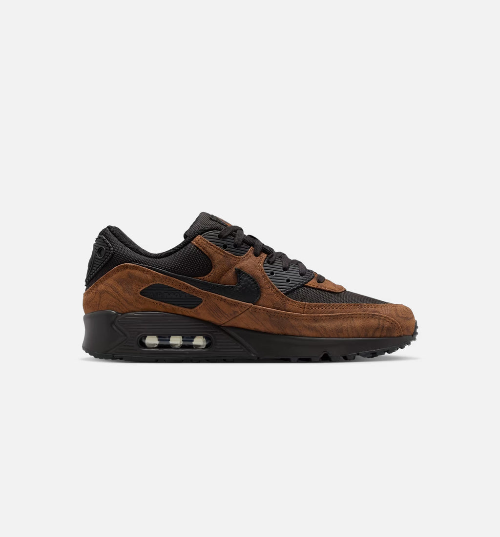 Air Max 90 Premium 男款休闲鞋 - 浅英伦棕/丝绲棕/黑