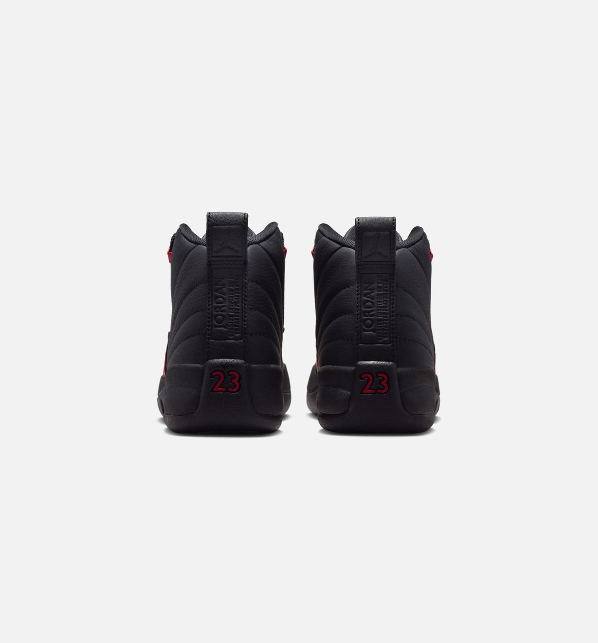 Air Jordan 12 Retro Bloodline 大童款休闲鞋 - 黑/学院红