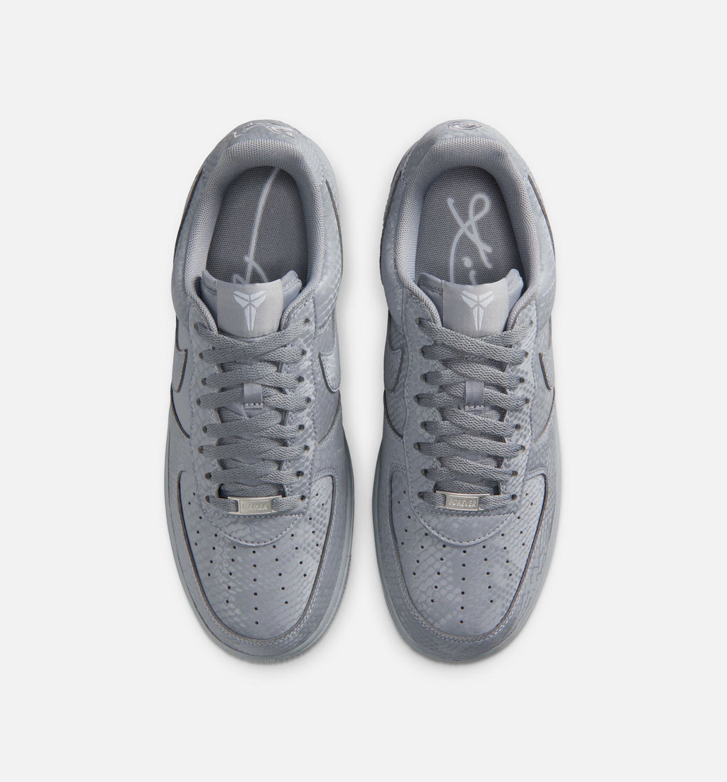 Kobe Air Force 1 Low 冷灰男款休闲鞋 - 冷灰/狼灰