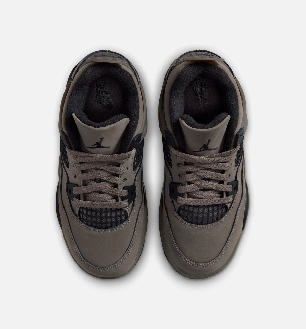 Air Jordan 4 Retro 洞石与黑学前款休闲鞋 - 洞石/黑/月亮粒子