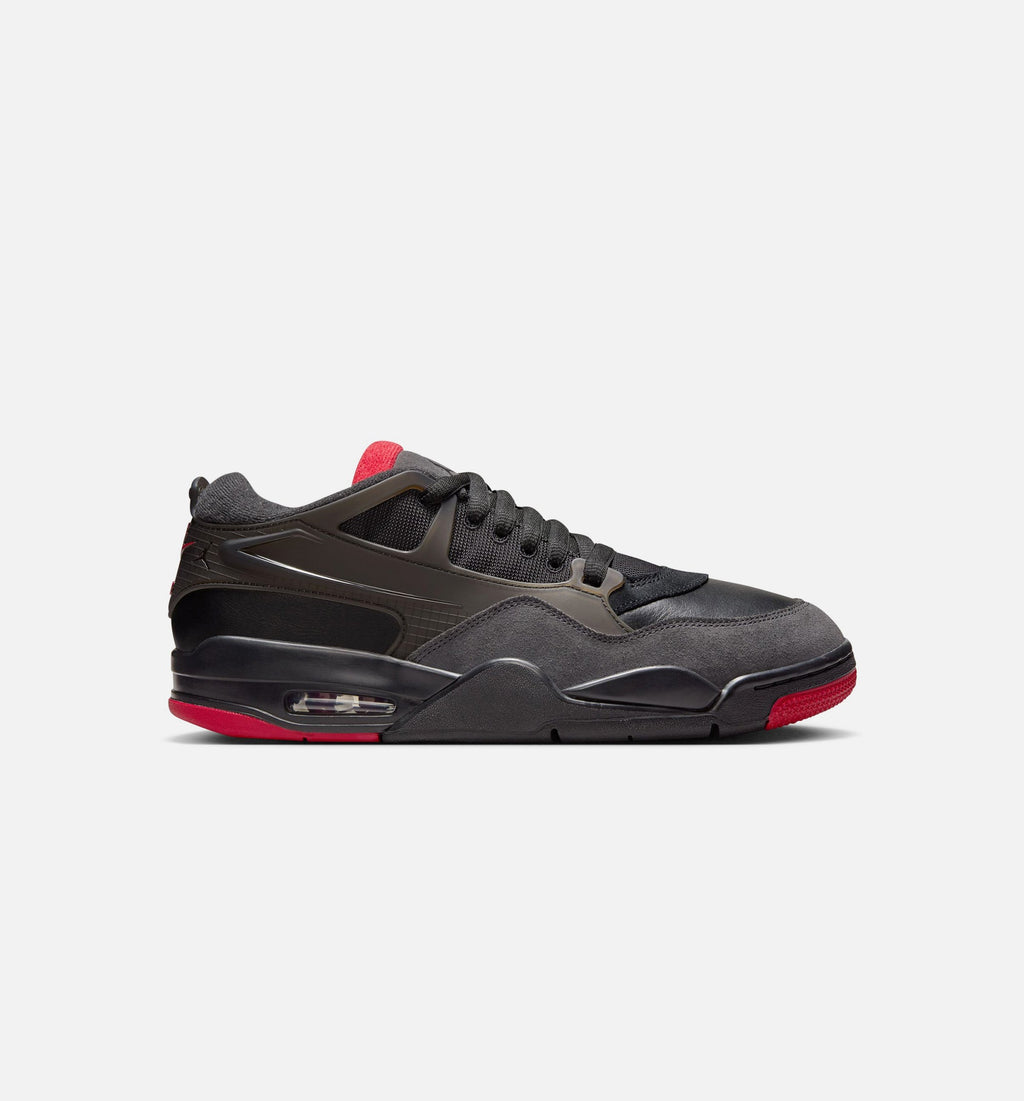 Air Jordan 4 RM Bred 男款休闲鞋 - 黑/红