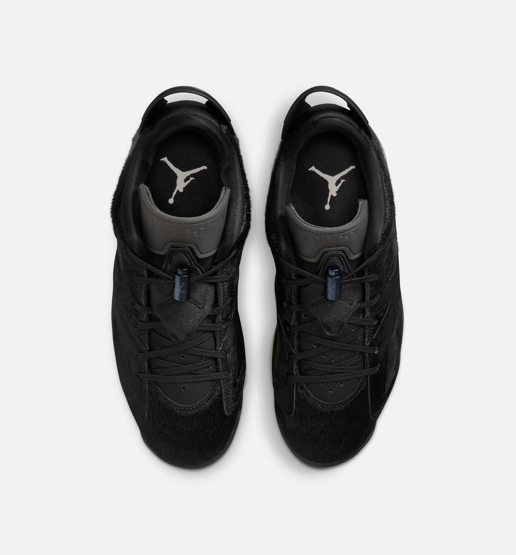 Air Jordan 6 Retro Low Blackout 女款休闲鞋 - 全黑