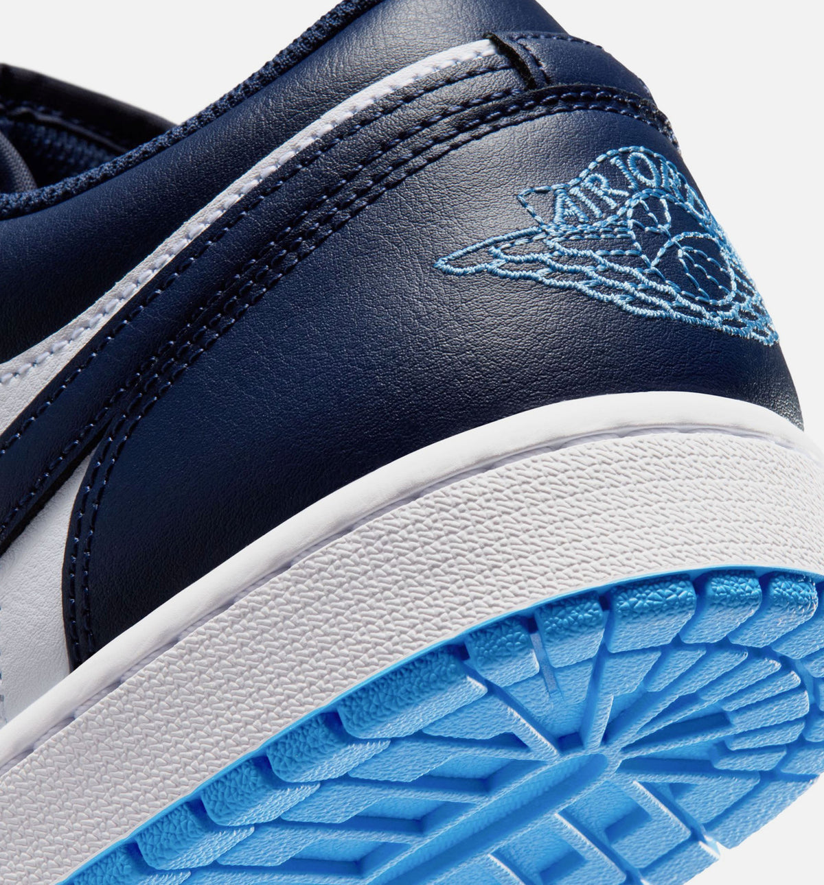Air Jordan 1 Low 男款休闲鞋 - 深海军蓝/大学蓝/白
