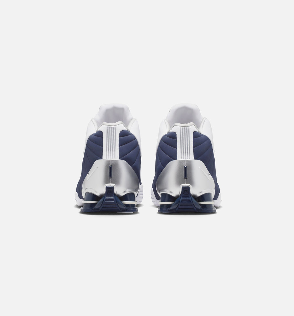Shox BB4 Olympic 男款休闲鞋 - 白/午夜海军蓝/金属银