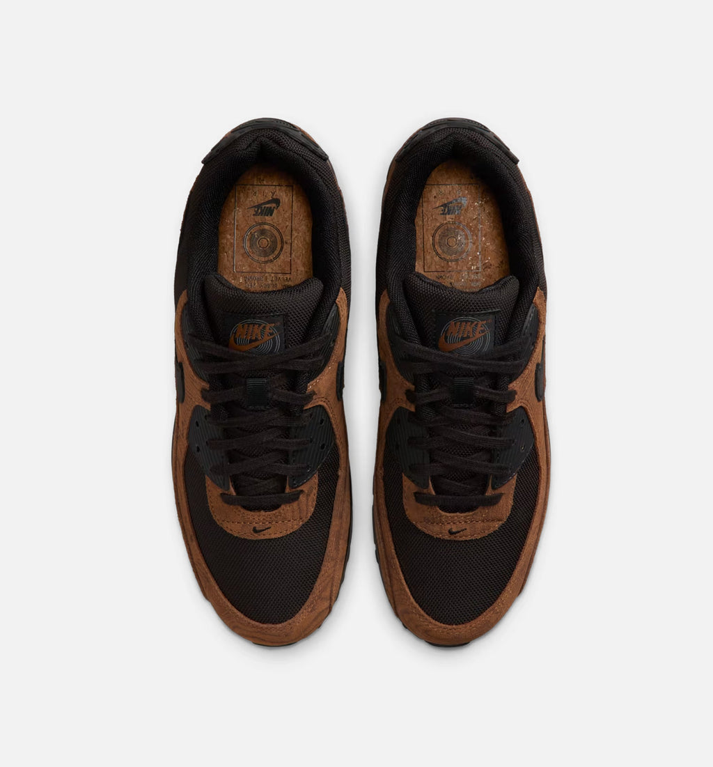 Air Max 90 Premium 男款休闲鞋 - 浅英伦棕/丝绲棕/黑