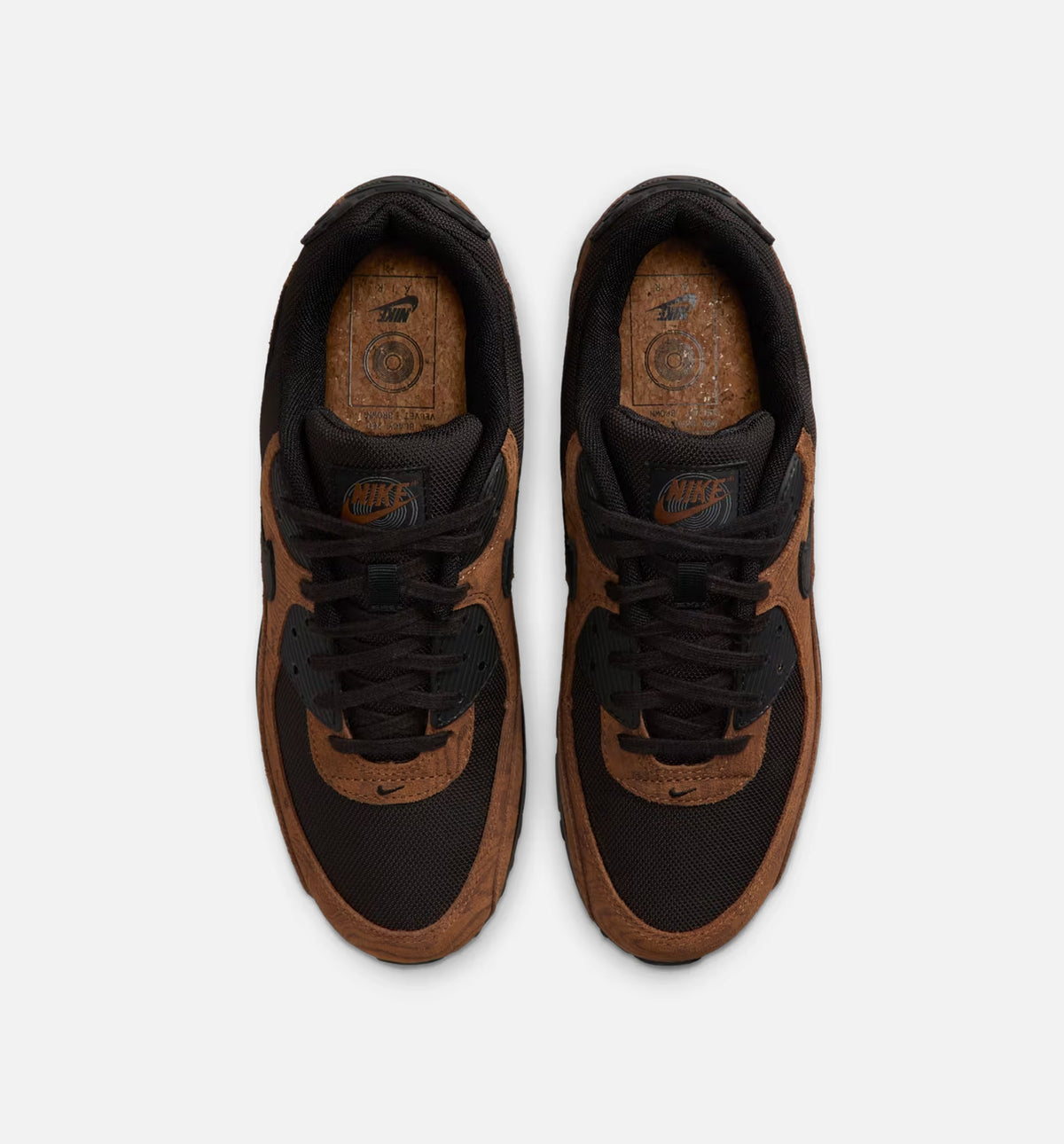 Air Max 90 Premium 男款休闲鞋 - 浅英伦棕/丝绲棕/黑