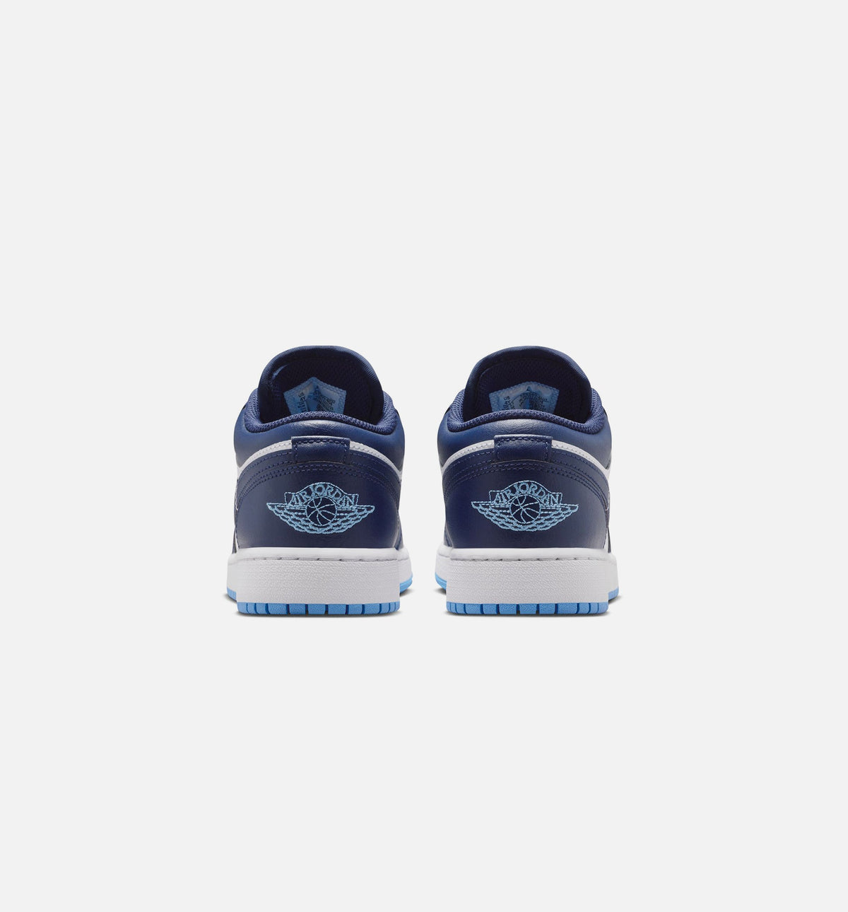 Air Jordan 1 Low 大童款休闲鞋 - 深海军蓝/大学蓝/白