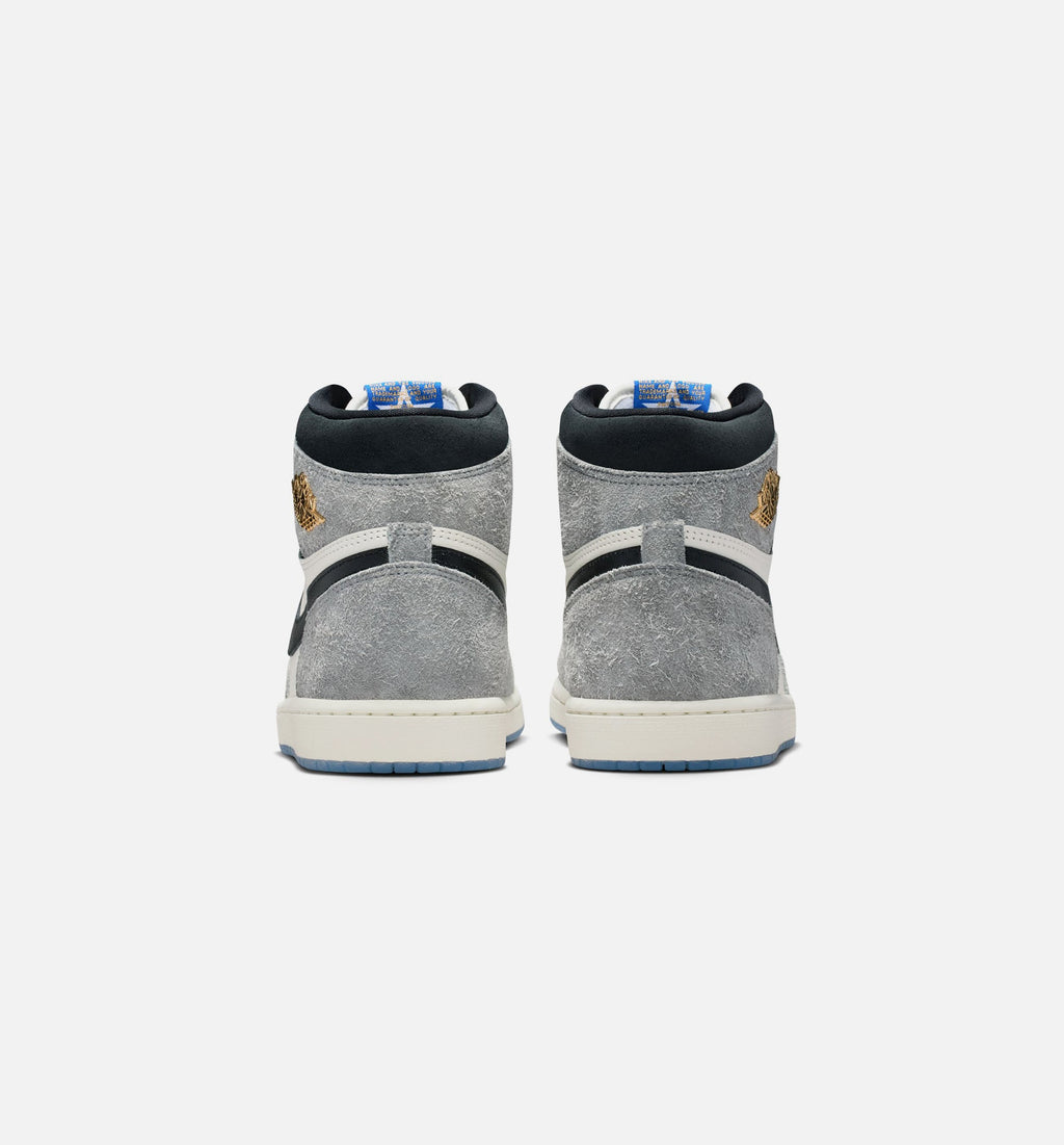 Air Jordan 1 Retro High OG 酷灰男款休闲鞋 - 酷灰/黑/帆白/皇家蓝/白