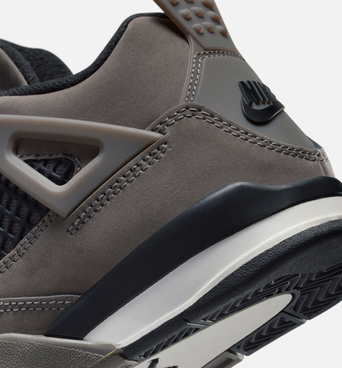 Air Jordan 4 Retro 洞石与黑学前款休闲鞋 - 洞石/黑/月亮粒子