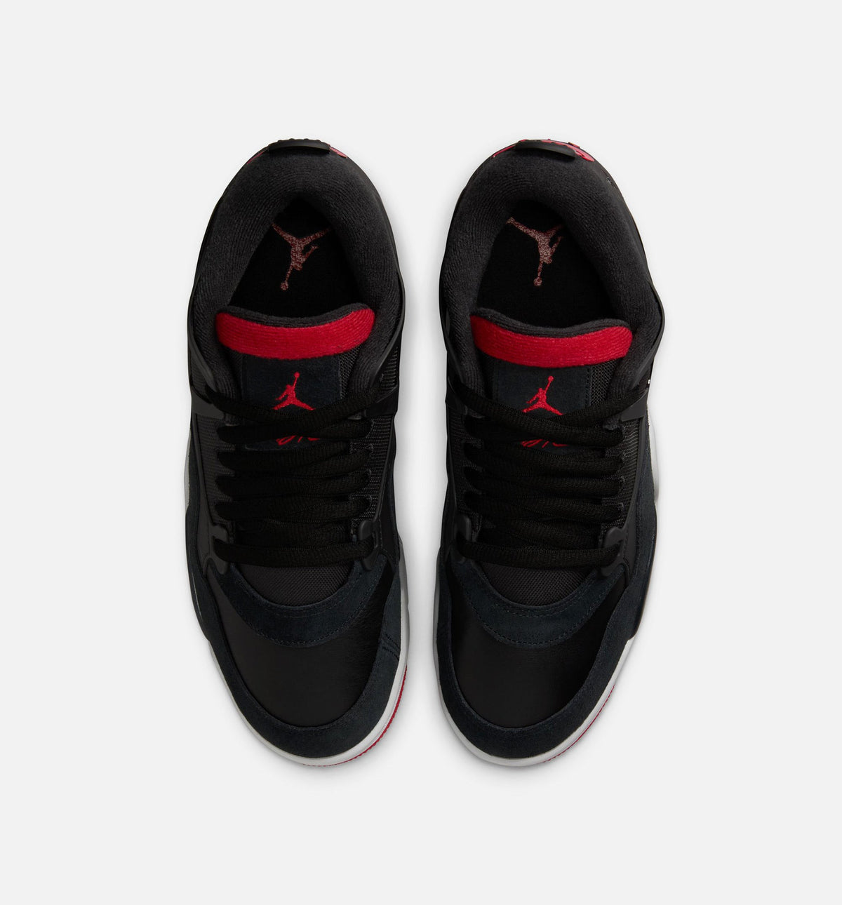 Air Jordan 4 RM 男款休闲鞋 - 黑/狼灰/白/学院红