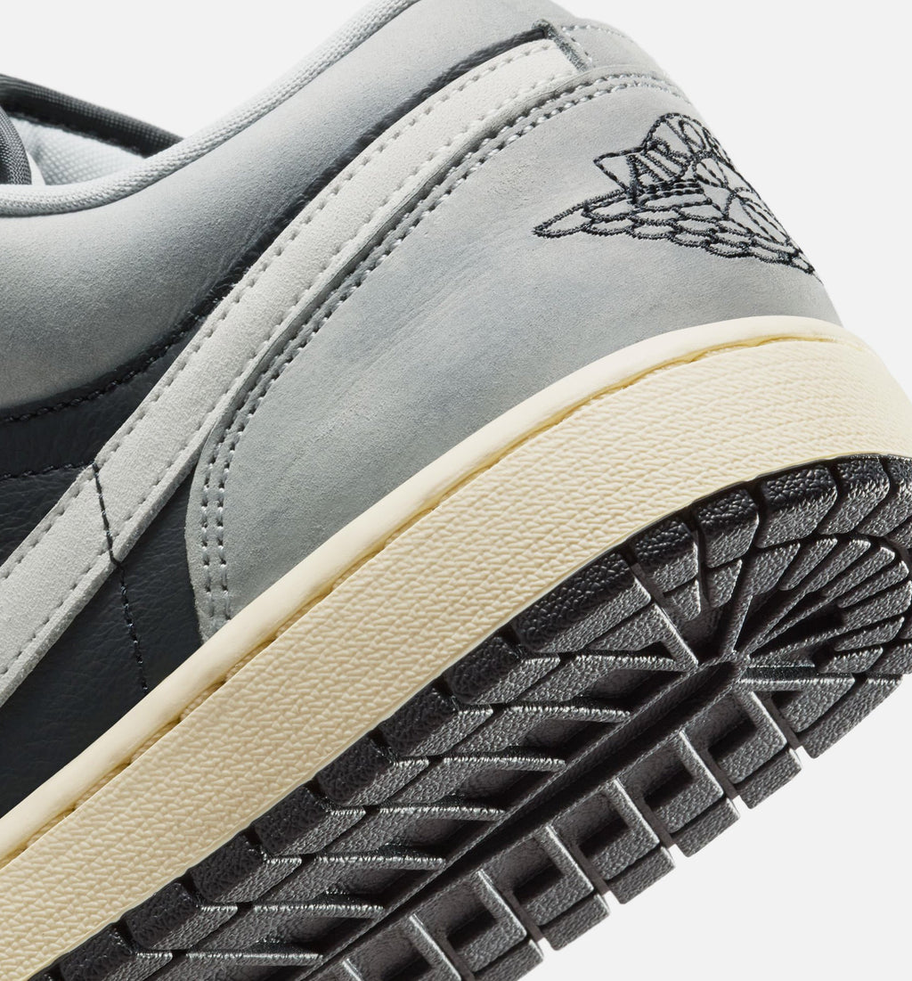 Air Jordan 1 Low SE 男款休闲鞋 - 淡烟灰/白/深黑