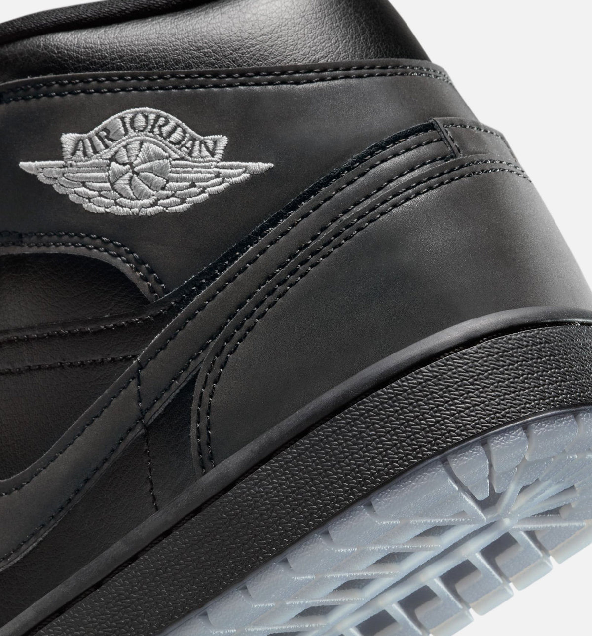 Air Jordan 1 Mid SE 男款休闲鞋 - 黑/灰