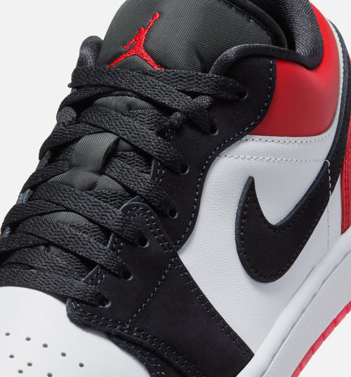 Air Jordan 1 Low SE 男款休闲鞋 - 白/大学红/黑