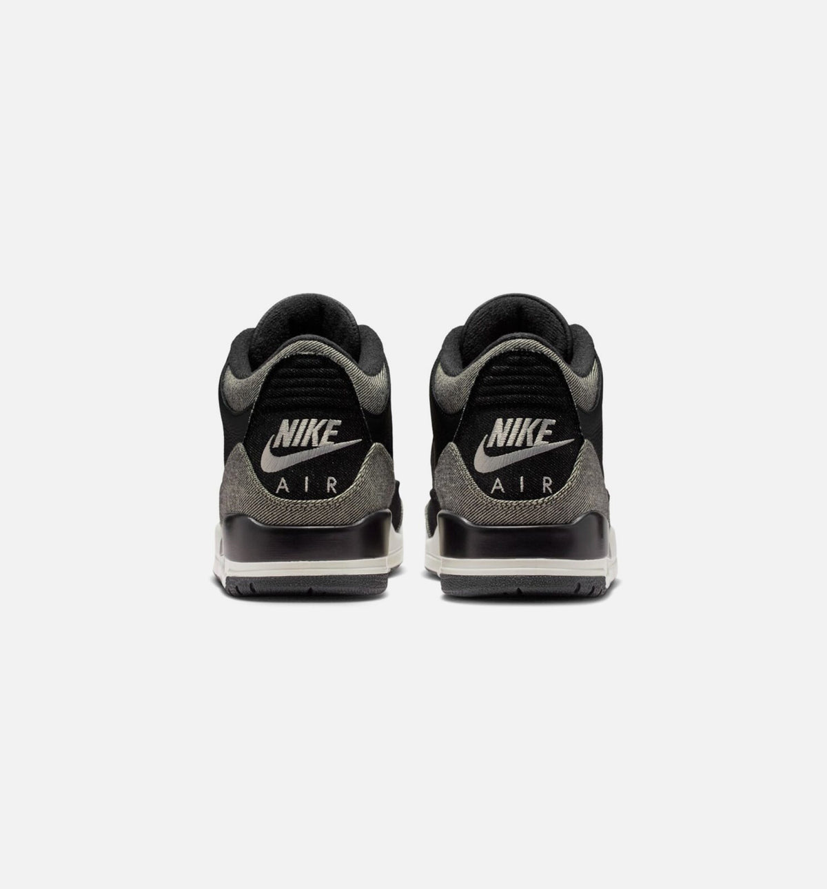 Air Jordan 3 x Levi's 黑白男款休闲鞋 - 牛仕4/黑/体操红