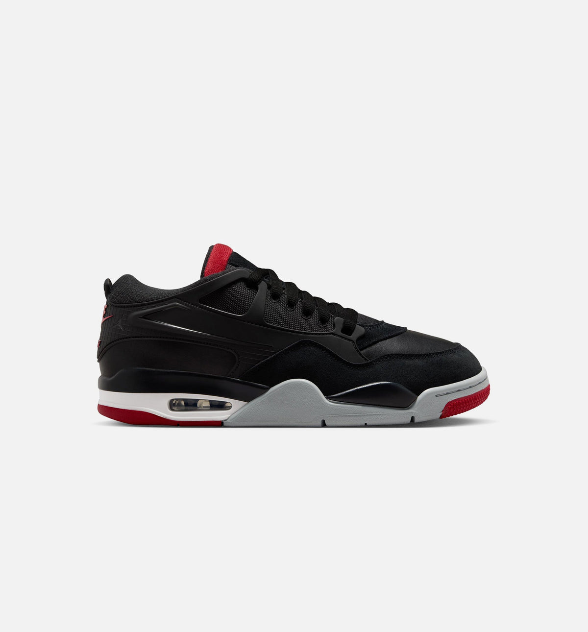 Air Jordan 4 RM 男款休闲鞋 - 黑/狼灰/白/学院红