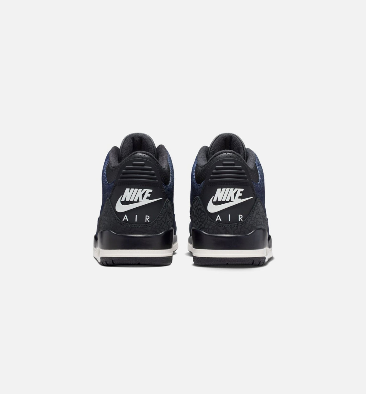 Air Jordan 3 x Levi's 靳蓝与体操红男款休闲鞋 - 牛仔布/黑/帆布白