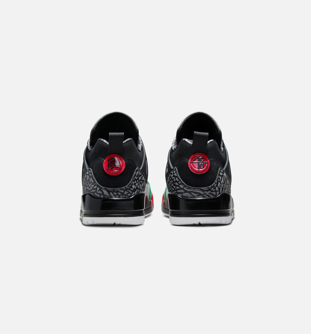 Spizike Low 男款休闲鞋 - 黑/经典绿/白/学院红