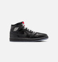 Air Jordan 1 Mid SE 男款休闲鞋 - 黑/灰