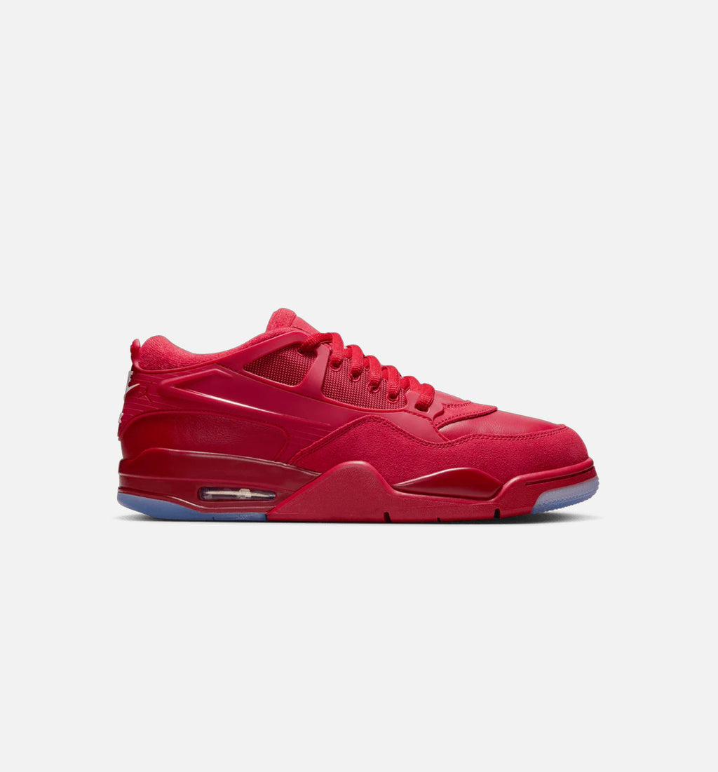 Air Jordan 4 RM 男款休闲鞋 - 学院红/冰蓝/黑/白
