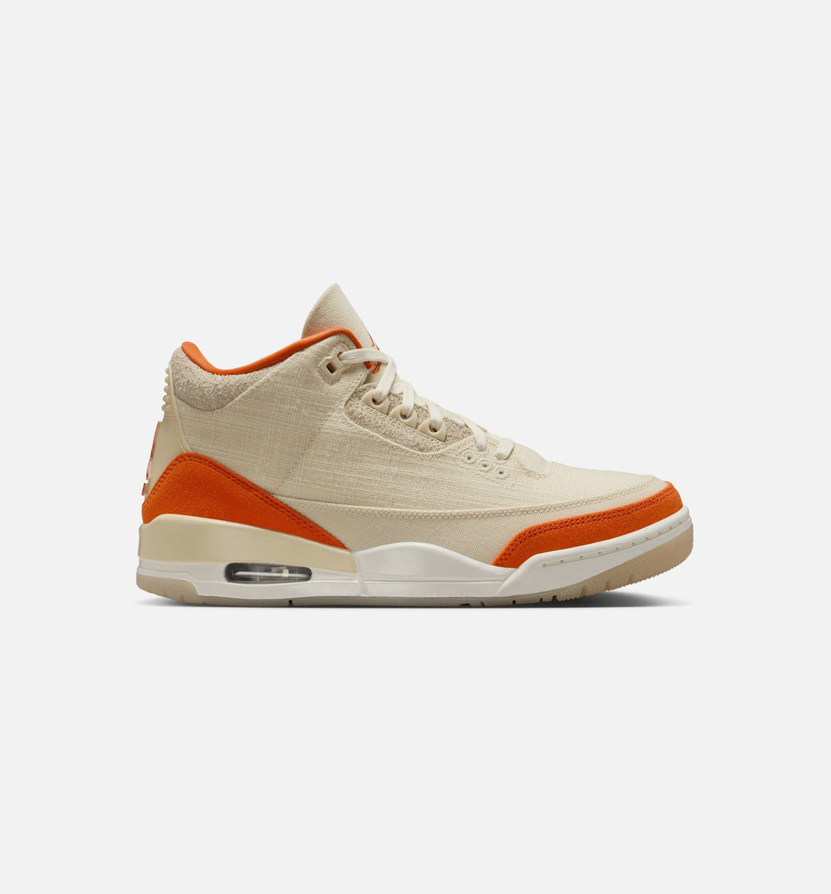 Air Jordan 3 Retro 海星女款休闲鞋 - 化石/海星橙/帆白