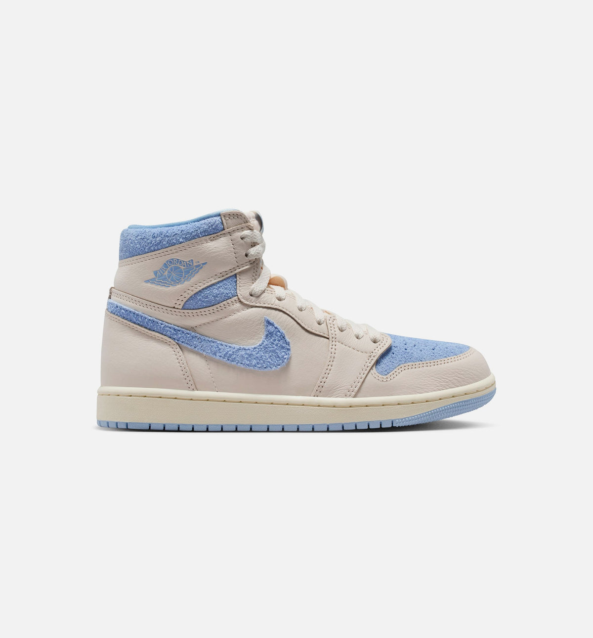Air Jordan 1 Retro High OG 迷幻蓝女款休闲鞋 - 淡象牙/迷幻蓝/椰子奶白