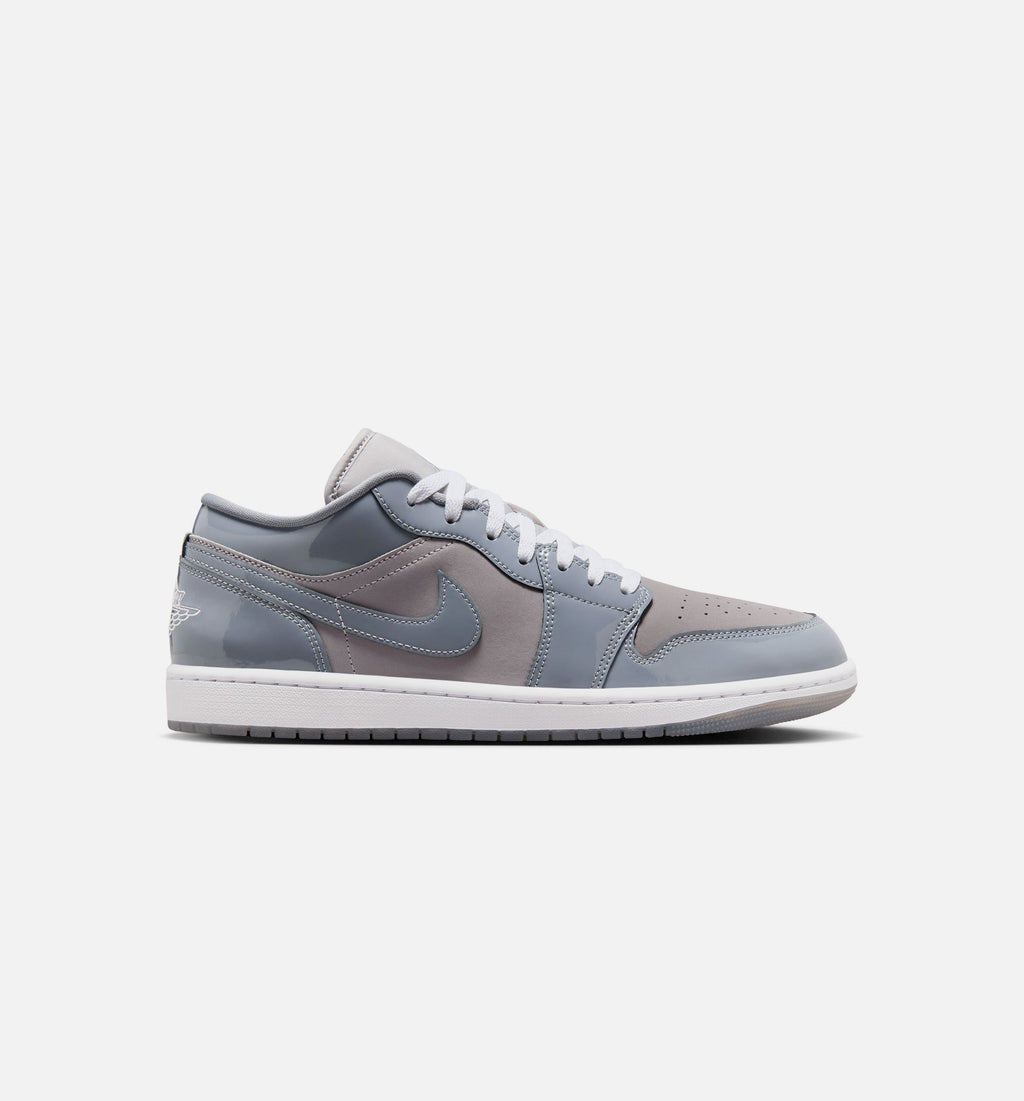 Air Jordan 1 Low Cool Grey 男款休闲鞋 - 中灰/白/冷灰