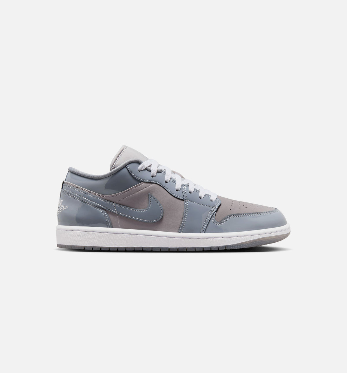 Air Jordan 1 Low Cool Grey 男款休闲鞋 - 中灰/白/冷灰