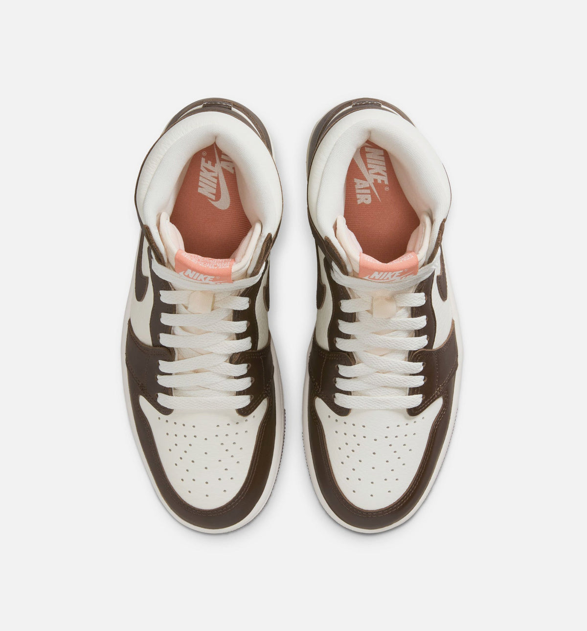 Air Jordan 1 Retro High OG 女款休闲鞋 - 巴洛克棕色/淡茹芒根/帆白