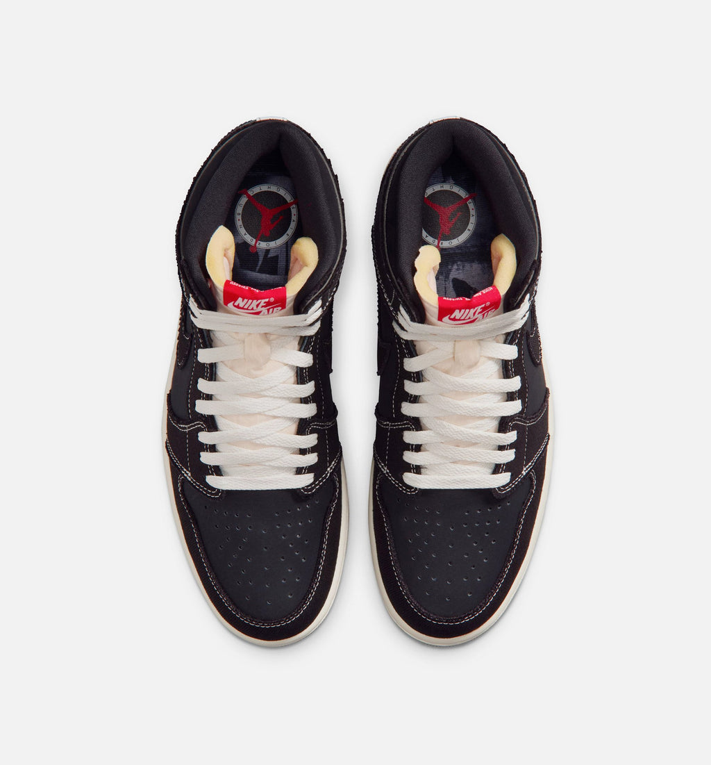 Air Jordan 1 Retro High OG Flight Club 男款休闲鞋 - 黑/大学红/帆白/香磨棕色
