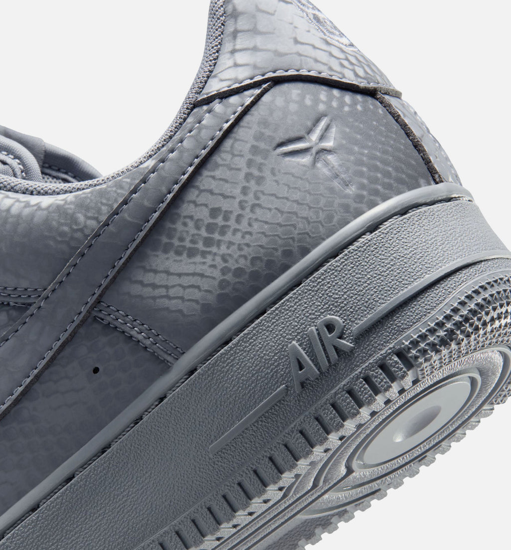 Kobe Air Force 1 Low 冷灰男款休闲鞋 - 冷灰/狼灰