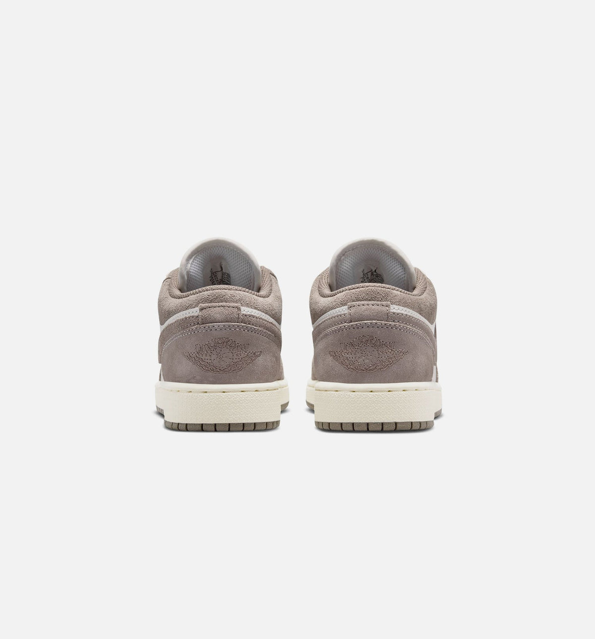 Air Jordan 1 Low 大童款休闲鞋 - 橄榄灰/谜石/峰白