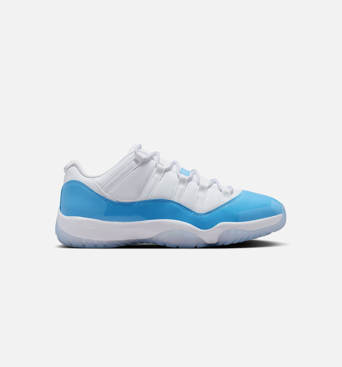 Air Jordan 11 Retro Low 大学蓝男款休闲鞋 - 白/大学蓝/黑