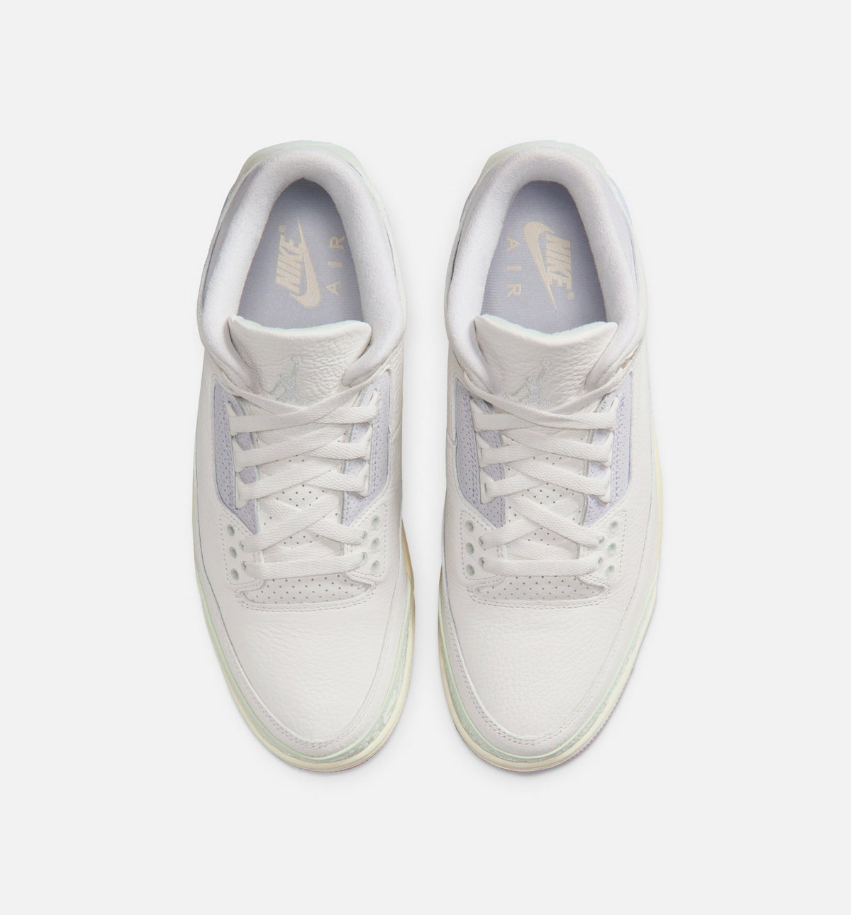 Air Jordan 3 Retro 帆白玉彩男款休闲鞋 - 帆白/玉彩/光晕/冒玄红
