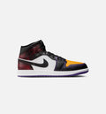 Air Jordan 1 Mid SE 男款休闲鞋 - 纯红/白/球场紫/黑