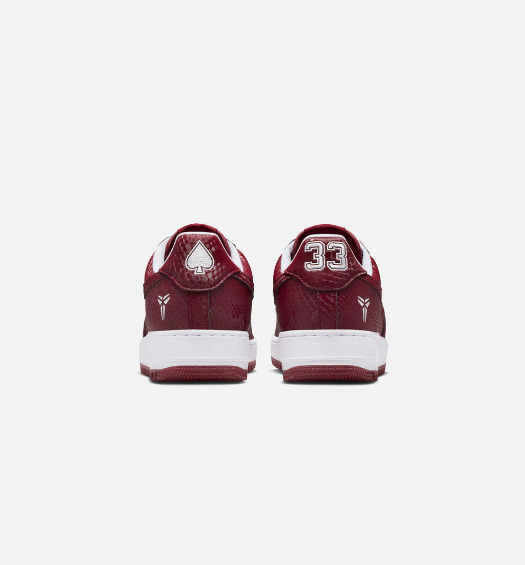 Kobe Air Force 1 Low Merion Mens Lifestyle Shoe - Team RedWhite