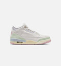 Air Jordan 3 Retro 帆白玉彩男款休闲鞋 - 帆白/玉彩/光晕/冒玄红