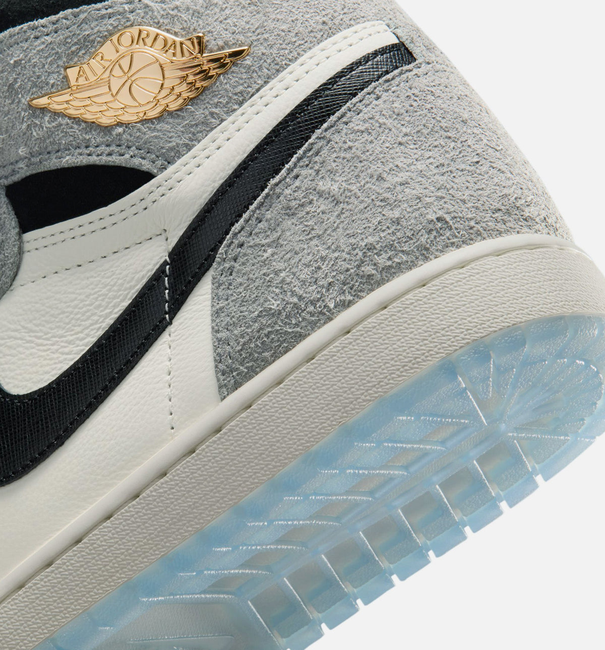 Air Jordan 1 Retro High OG 酷灰男款休闲鞋 - 酷灰/黑/帆白/皇家蓝/白