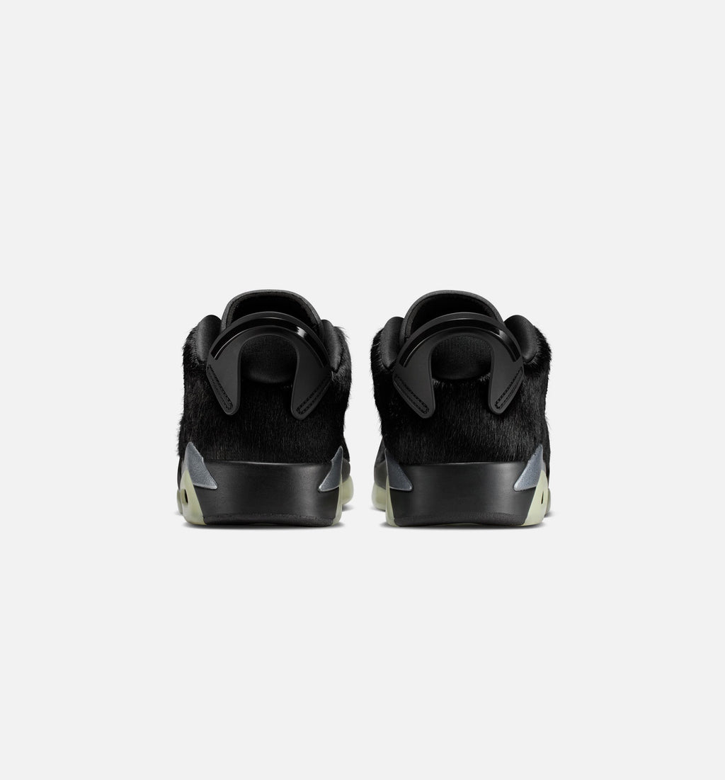 Air Jordan 6 Retro Low Blackout 女款休闲鞋 - 全黑